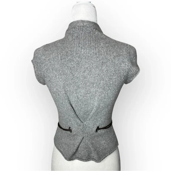 Brunello Cucinelli Cashmere Gray Women's Sweater Cardigan Size XS - Picture 3 of 10